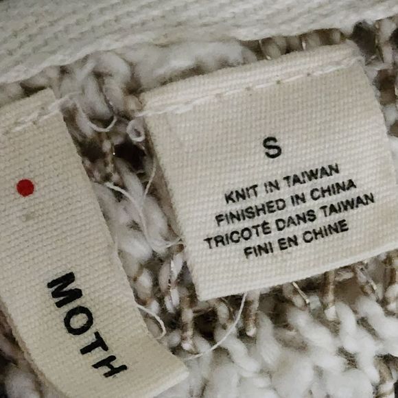 Anthropologie  x moth nubby long hooded sweater tunic disaster size small‎ - Picture 6 of 7